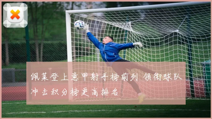 佩莱登上意甲射手榜前列 领衔球队冲击积分榜更高排名